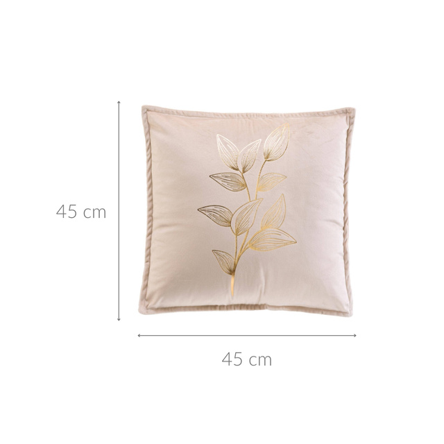 Pernă decorativă din catifea, GLAMA, 45 x 45 cm