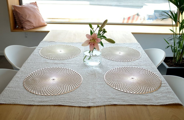 Suport farfurii MANDALA, Auriu, 38 cm, ZELLER