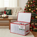 Cutie pentru globuri și decorațiuni de Crăciun NIEVE, 56,5 x 33 x 34 cm