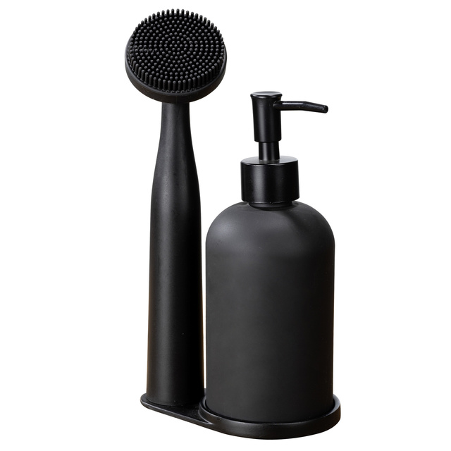 Set bucatarie, dozator 400 ml si perie, Piedo, WENKO