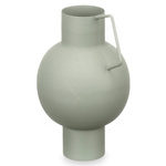 Vaza metalica, culoare pastel, inaltime 23 cm