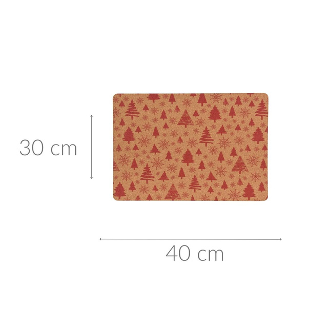 Individual, model de Crăciun, 40 x 30 cm