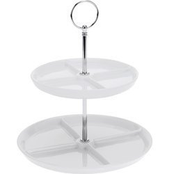 Platou din portelan cu 2 niveluri, 26 cm