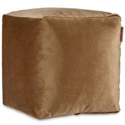 Puf tapitat cu catifea, 30 x 30 cm