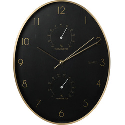 Ceas de perete Alu cu termometru si higrometru