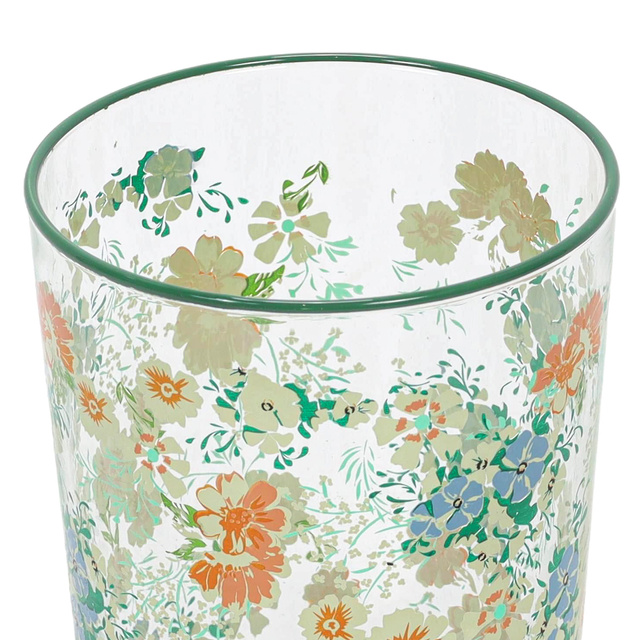 Pahar mare cu model floral, 510 ml