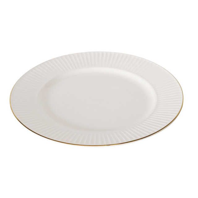 Farfurie pentru desert Kelly, portelan, 20 cm, alb