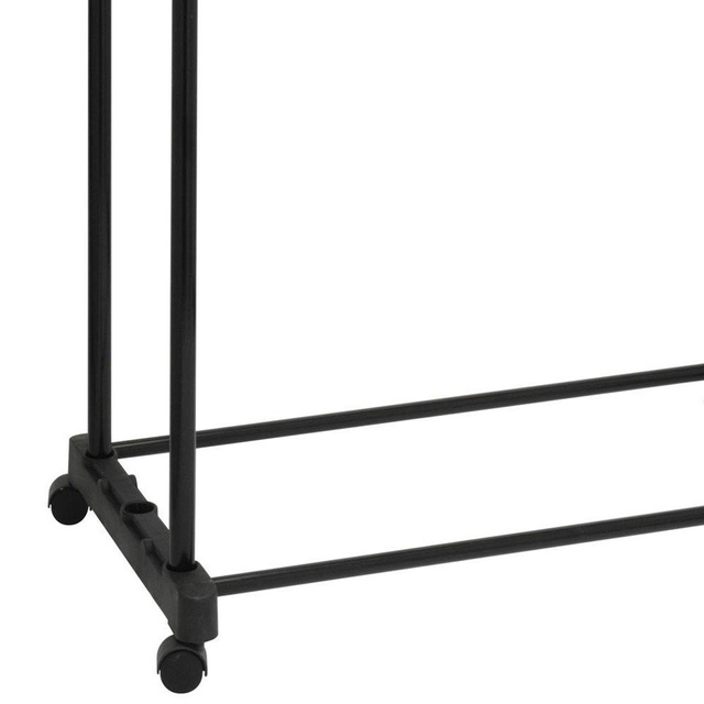 Culoar dublu pentru haine - dulap pe roți