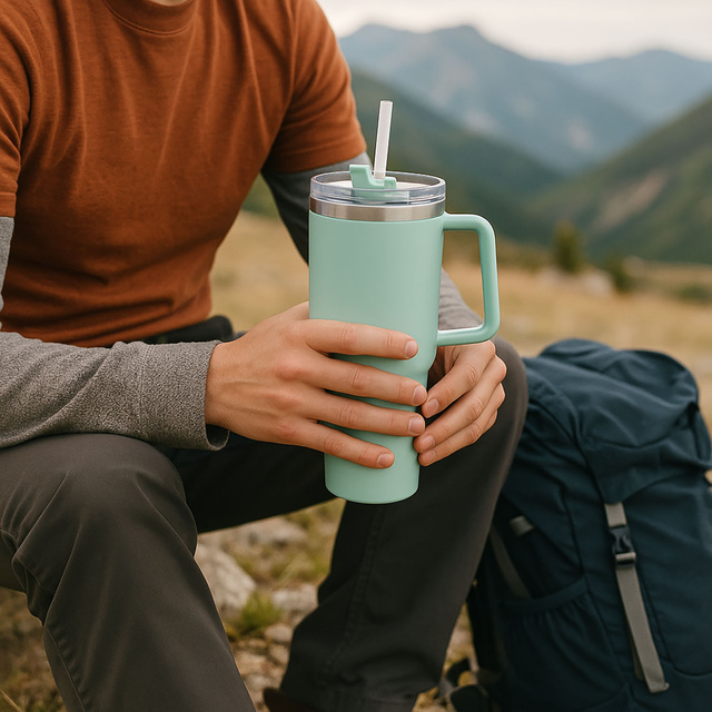 Cana termica mare din otel inoxidabil, 1,2 l