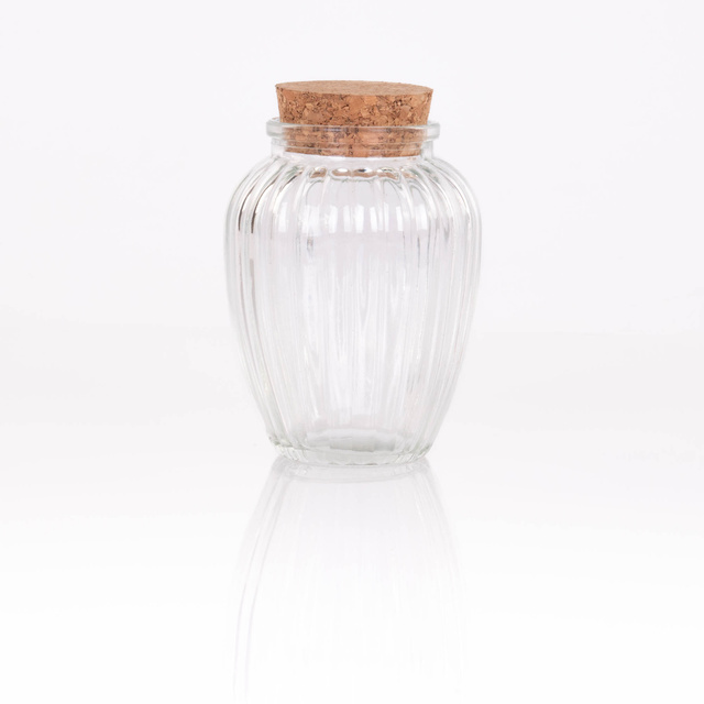 Borcan de depozitare din sticla, 280 ml