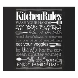 Placă de protecție din sticlă KITCHEN RULES pentru aragaz – mare, ZELLER, model 7