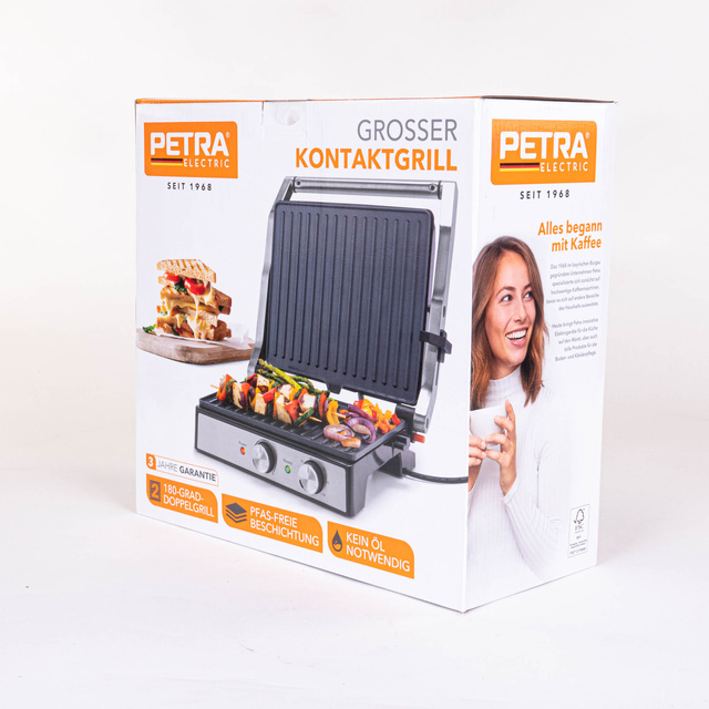 Grătar electric PETRA, reglare temperaturii