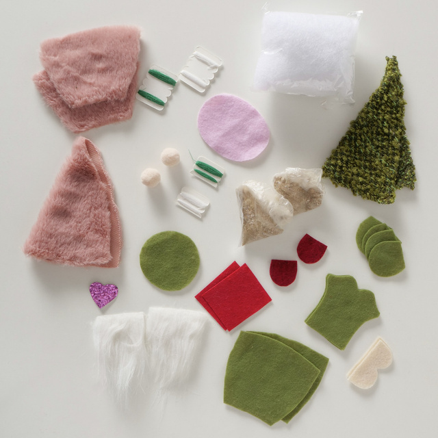 Set DIY pentru crearea de decorațiuni, 2 gnomi, 22 cm