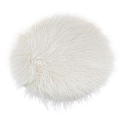 Perna scaun, blana artificiala, Ø 32 cm