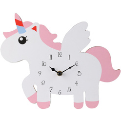 Ceas de perete Unicorn din MDF, 30 x 24 cm