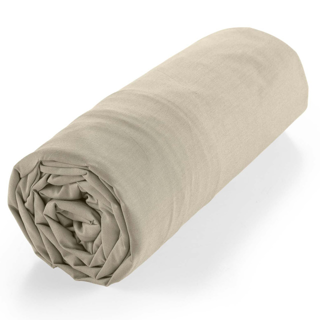 Cearceaf din bumbac organic, BIOLINA, 140 x 190 cm