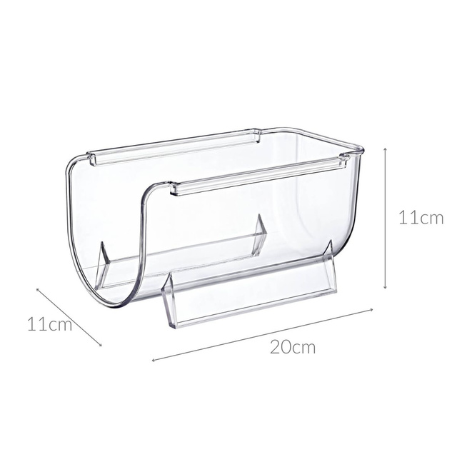 Organizator de sticle pentru frigider, 20 x 11 x 11 cm