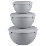 Set trei boluri cu capace, 1,5l, 3l, 6l