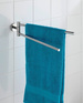 Towel holder, 2 arms, Bosio shine, s/s shiny