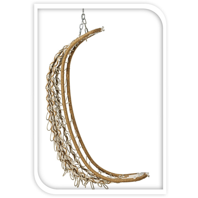 Scaun suspendat cu leagan de gradina, inaltime 195 cm