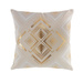 Perna decorativa din bumbac CYBELE, model metalic, 45 x 45 cm