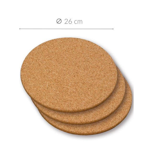Coaster, Ø 26 cm 3 buc, Kesper