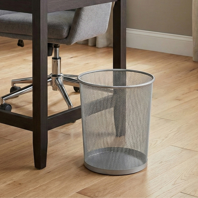 Coș de hârtie din plasă metalică