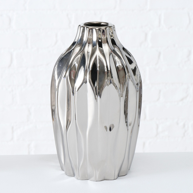 Vaza Junas argintie, 25 cm