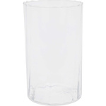Vaza cilindrica din sticla, Ø 13 x 22 cm