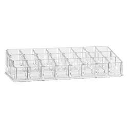 Organizator de rujuri MAKE-UP, 24 compartimente, 23x10 cm