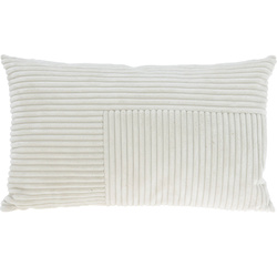 Pernă decorativă cu patchwork din catifea, 30 x 50 cm