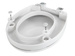 Capac de toaletă Secura Comfort WENKO cu închidere easy-close, scaun de toaletă confortabil Duroplast Easy-Close
