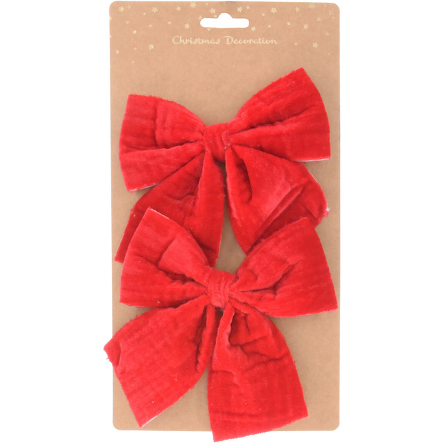 Fundițe din catifea, 2 buc., 15 x 13 cm