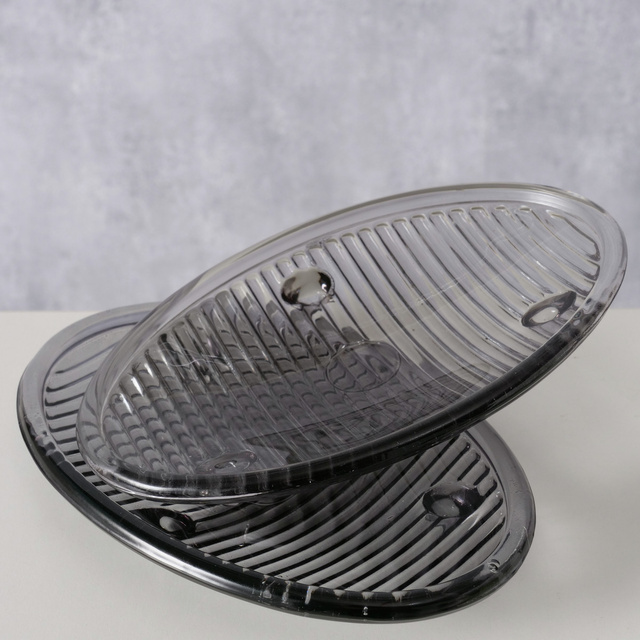 Sapuniera din sticla BANGO, 15 x 10 cm