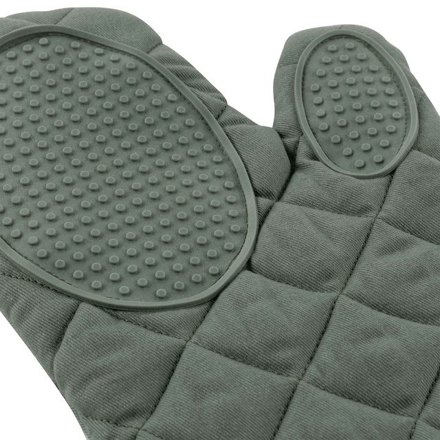 Manusa pentru cuptor din silicon, kaki, 30 x 18 cm