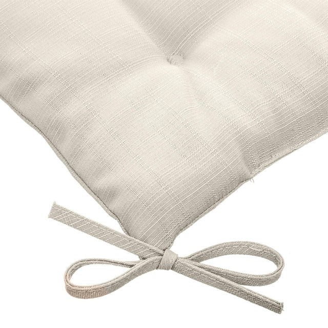 Pernă pentru scaun matlasată cu snururi Korai, impermeabilă, rezistentă la UV, 40 x 40 cm