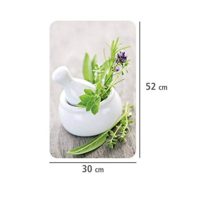 Plăci de protecție din sticlă HERB GARDEN pentru aragaz – 2 bucăți, WENKO