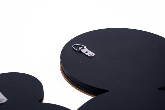 Set oglinzi rotunde, decor - 61,5 x 37 cm