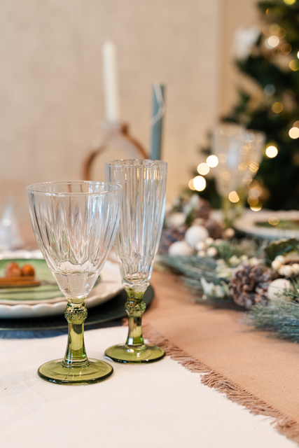 Set 6 pahare pentru sampanie,170 ml