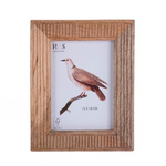 Rama de fotografii stând cu un cadru decorativ din lemn de mango, 21 x 26 x 2,5 cm