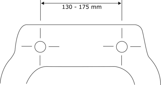 Toaletă BERGAMO, universală, WENKO, albă
