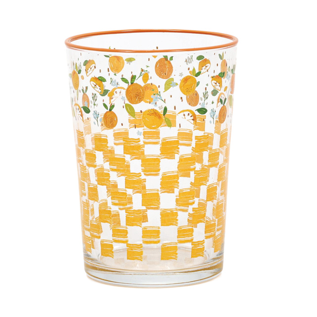 Pahar mare cu model fructat, 510 ml