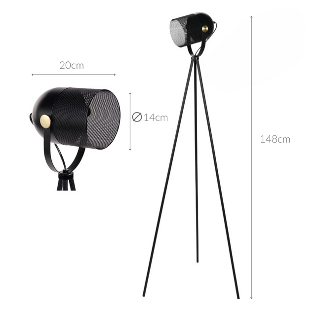 Lampa cu 3 picioare, 39 cm