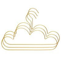 Umerașe în formă de nor, metal, 3 piese în set