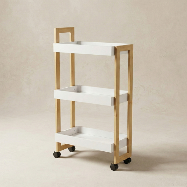 Raft îngust pe roți ASEM, 80 cm