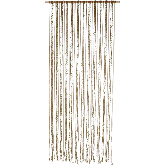 Perdea pentru usa Macrame, frunze, 90 x 200 cm