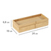 Set organizator 2 bucăți TERRA, Bambus, 24x10x5,5 cm, WENKO
