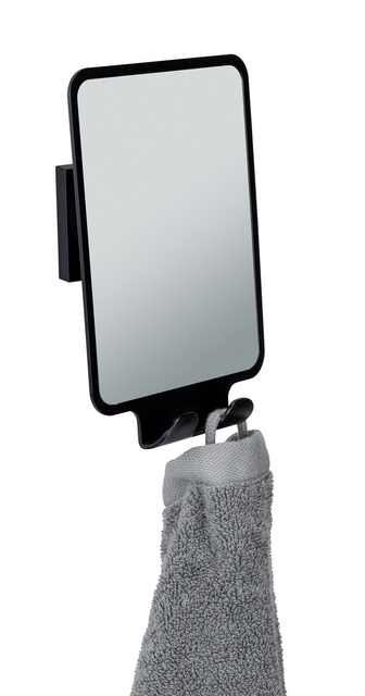 Oglinda cosmetica cu invelis anti-abur QUADRO, montaj fara gaurire