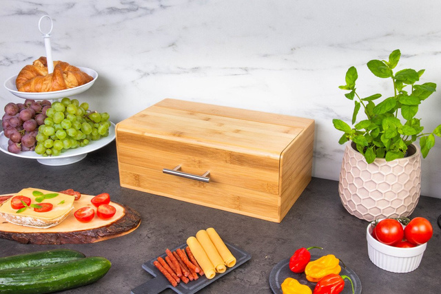 Cutie pentru pâine din bambus, 36x20x14 cm, Kesper
