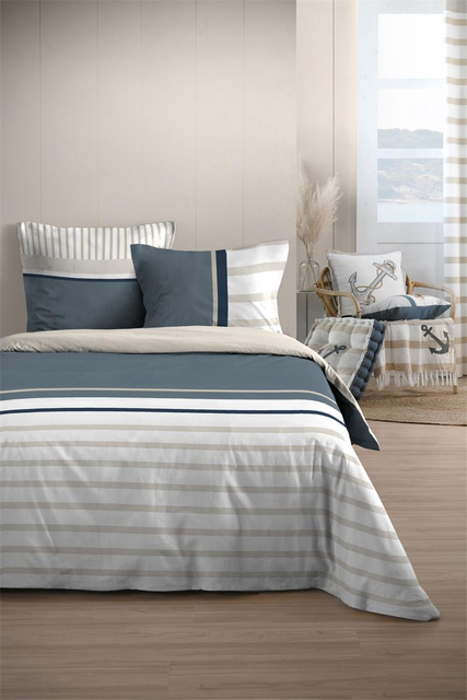 Set lenjerie de pat din bumbac, NUTICA, 240 x 220 cm